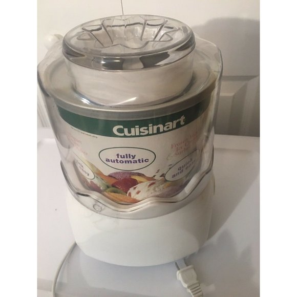 Cuisinart Frozen Yogurt Ice Cream & Sorbet Maker -MAKES 1.5 QUARTS /AUTOMATIC‎ - Picture 7 of 7